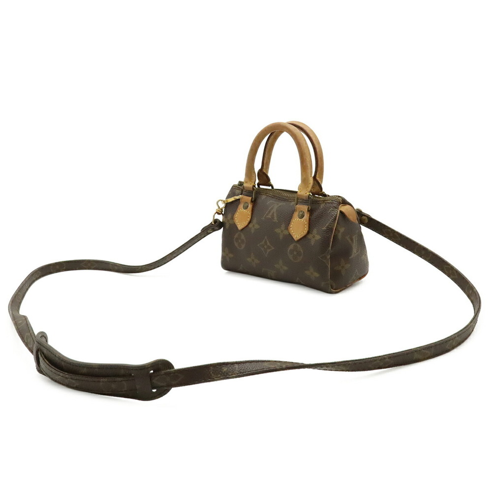 LOUIS VUITTON Louis Vuitton Monogram Mini Speedy Handbag Pouch Shoulder Bag M... - Picture 3 of 9